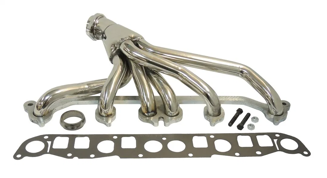 RT36001 – CROWN AUTO Exhaust Header, For Use With Jeep 4.0 Liter Engine Chassis Exit 1-1/2 Inch Diameter Primary Tube...